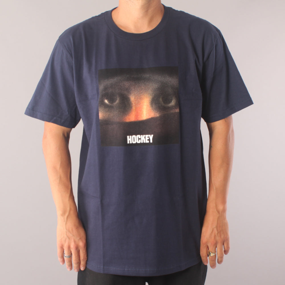 Hockey Crushed T-shirt - Navy