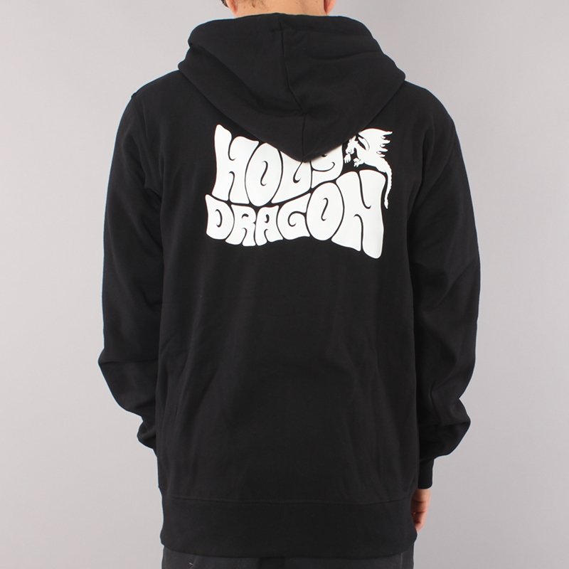 Holy Dragon Band Zip Hoodie - Black