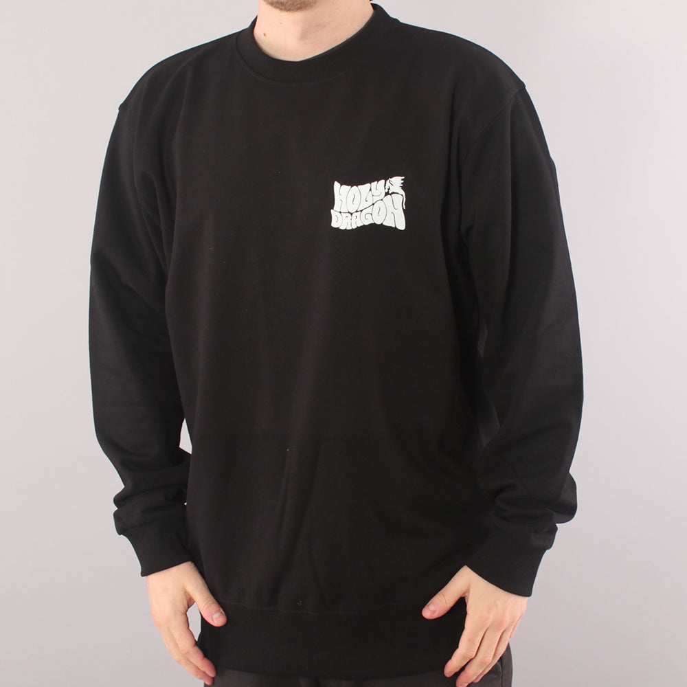 Holy Dragon Logo Crewneck - Black