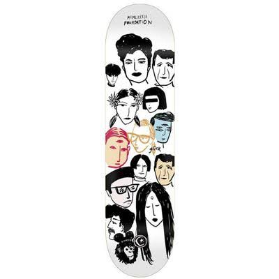 Foundation Glick Faces Skateboard Deck