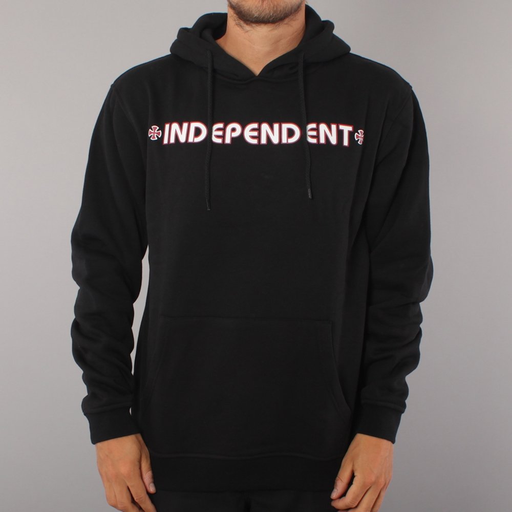 Independent Bar Cross Youth Hood - Black
