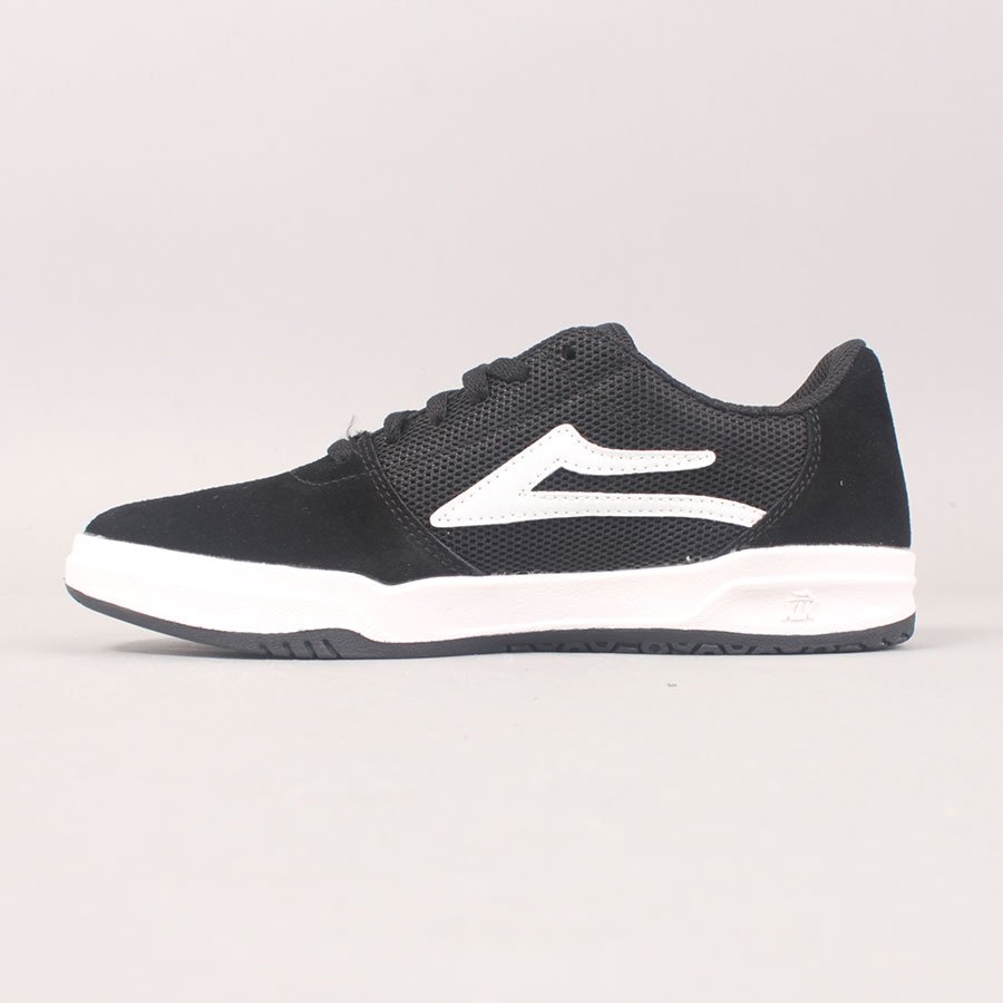 Lakai Brighton Kids - Black/White Suede