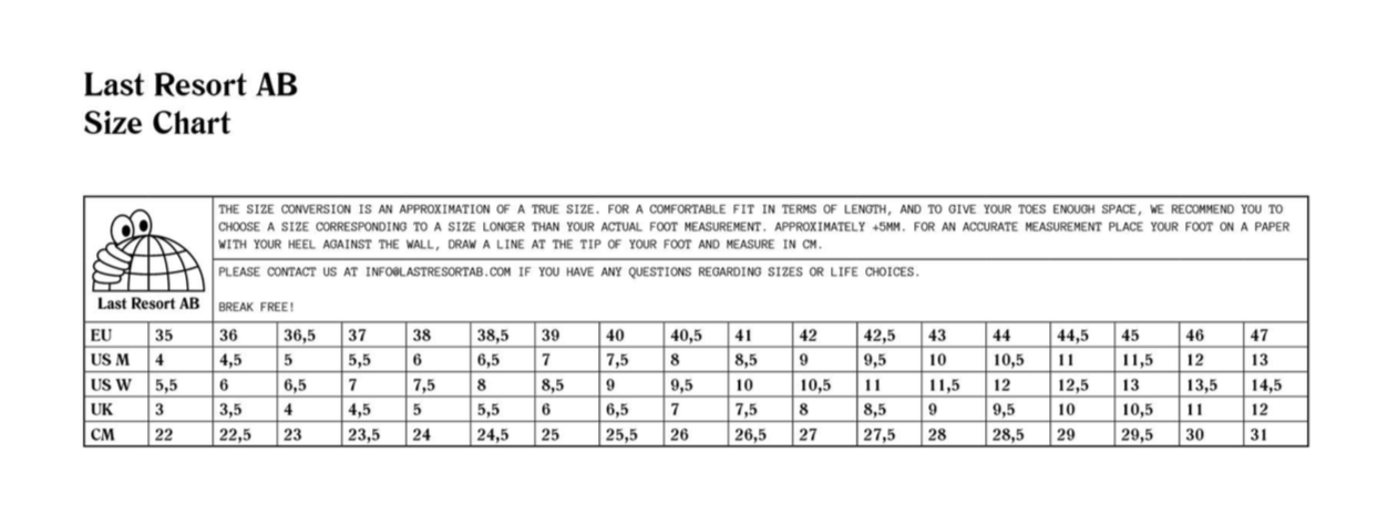 Last Resort AB x Dancer VM003 Low - Bone