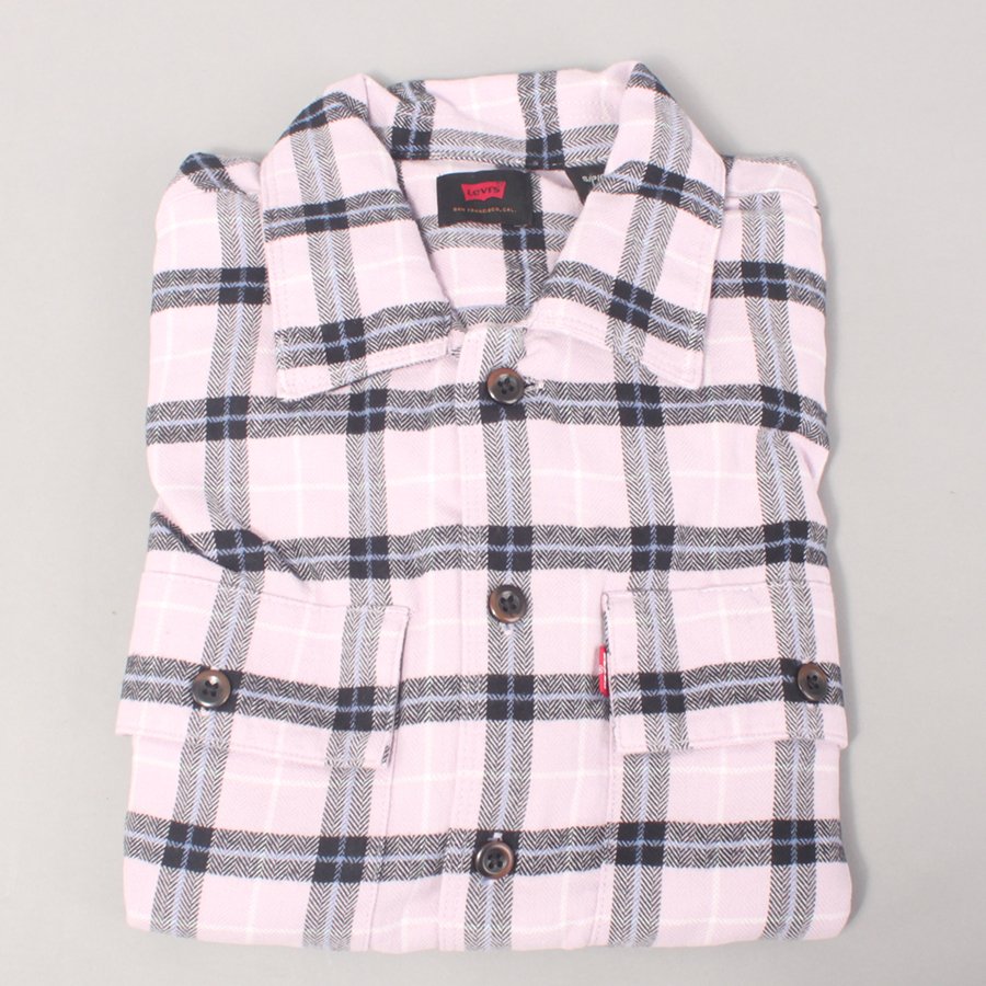 Levi's skateboarding LS Work Shirt - Pink/Black