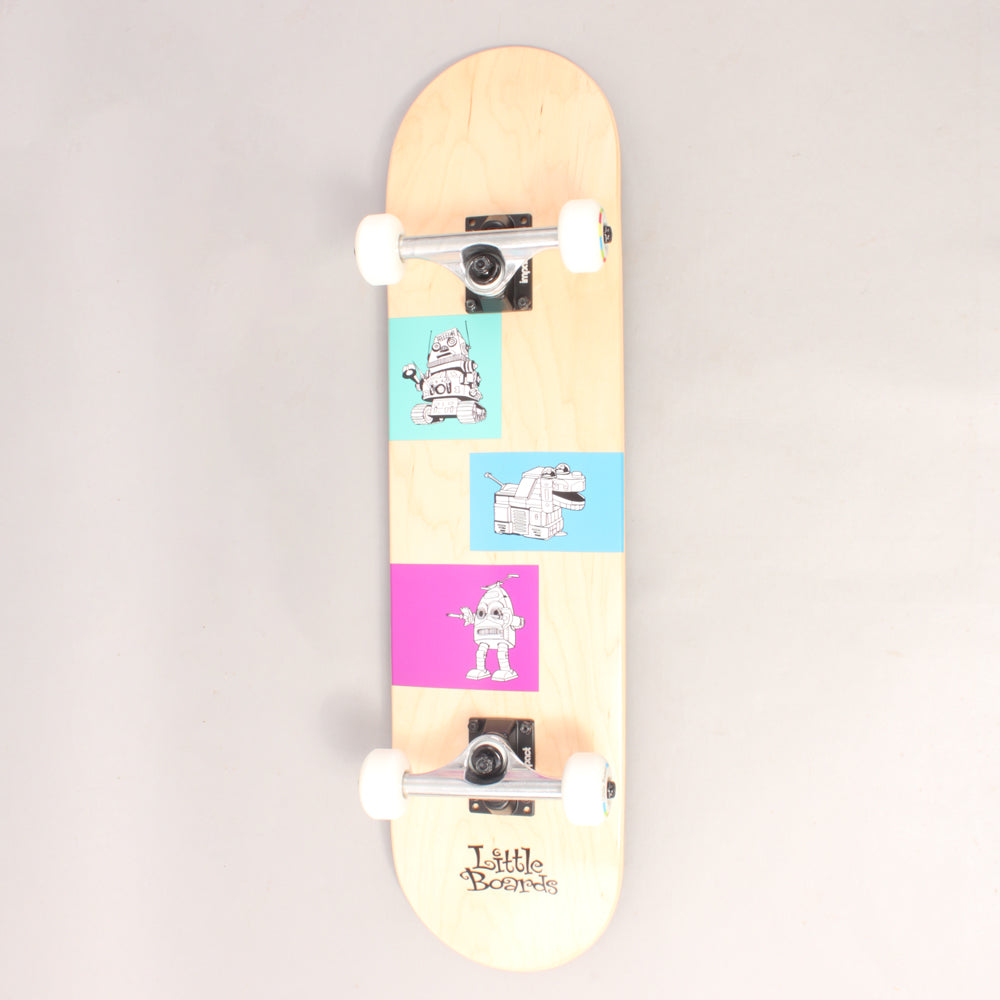 Little Boards Robots Mini Complete Skateboard