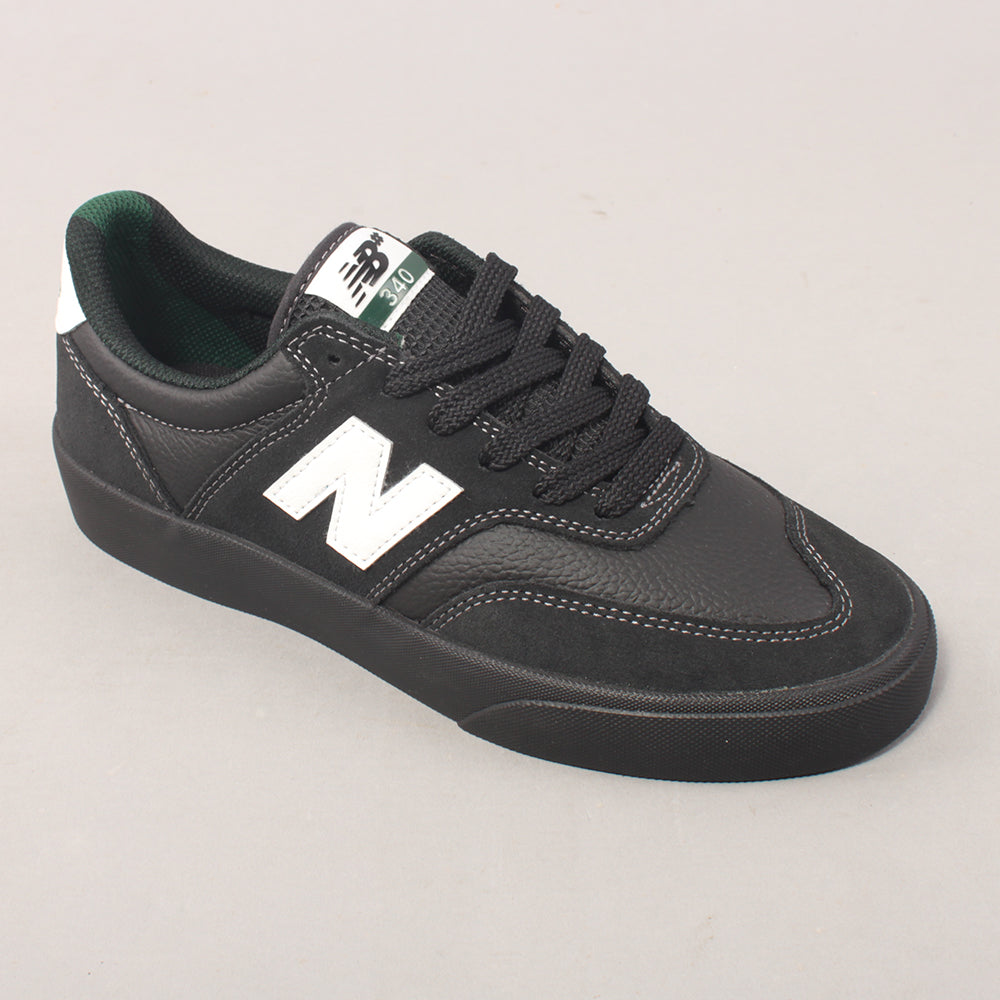 New Balance Numeric NM340 - Black / Black / White