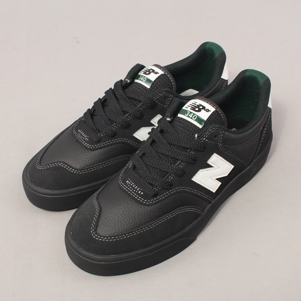 New Balance Numeric NM340 - Black / Black / White