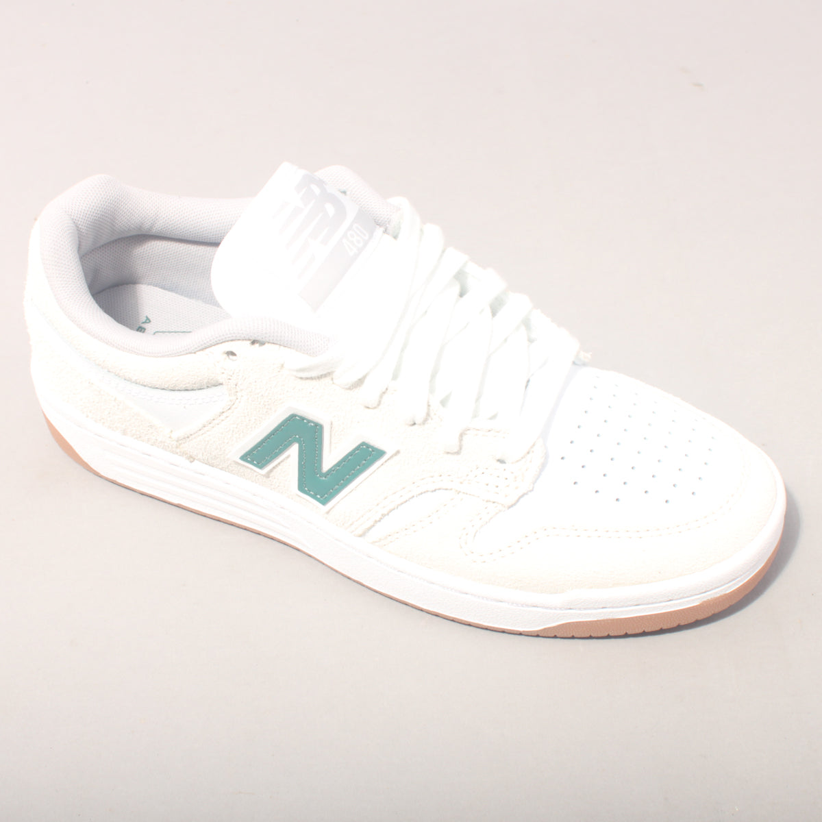 New Balance Numeric NM480 Pro - White / White / Green