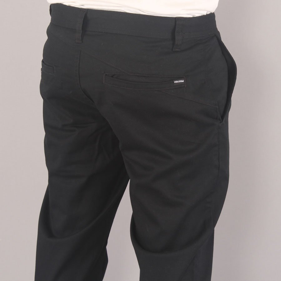 Volcom Frickin Straight Youth Chino Pants - Black
