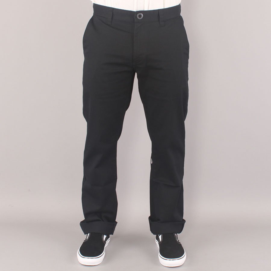 Volcom Frickin Straight Youth Chino Pants - Black