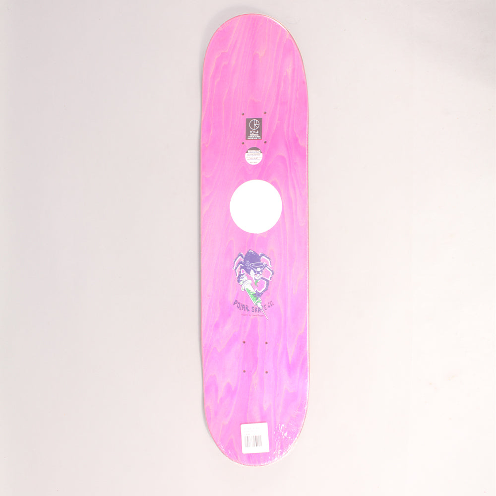Polar Oski The Mask Skateboard Deck White