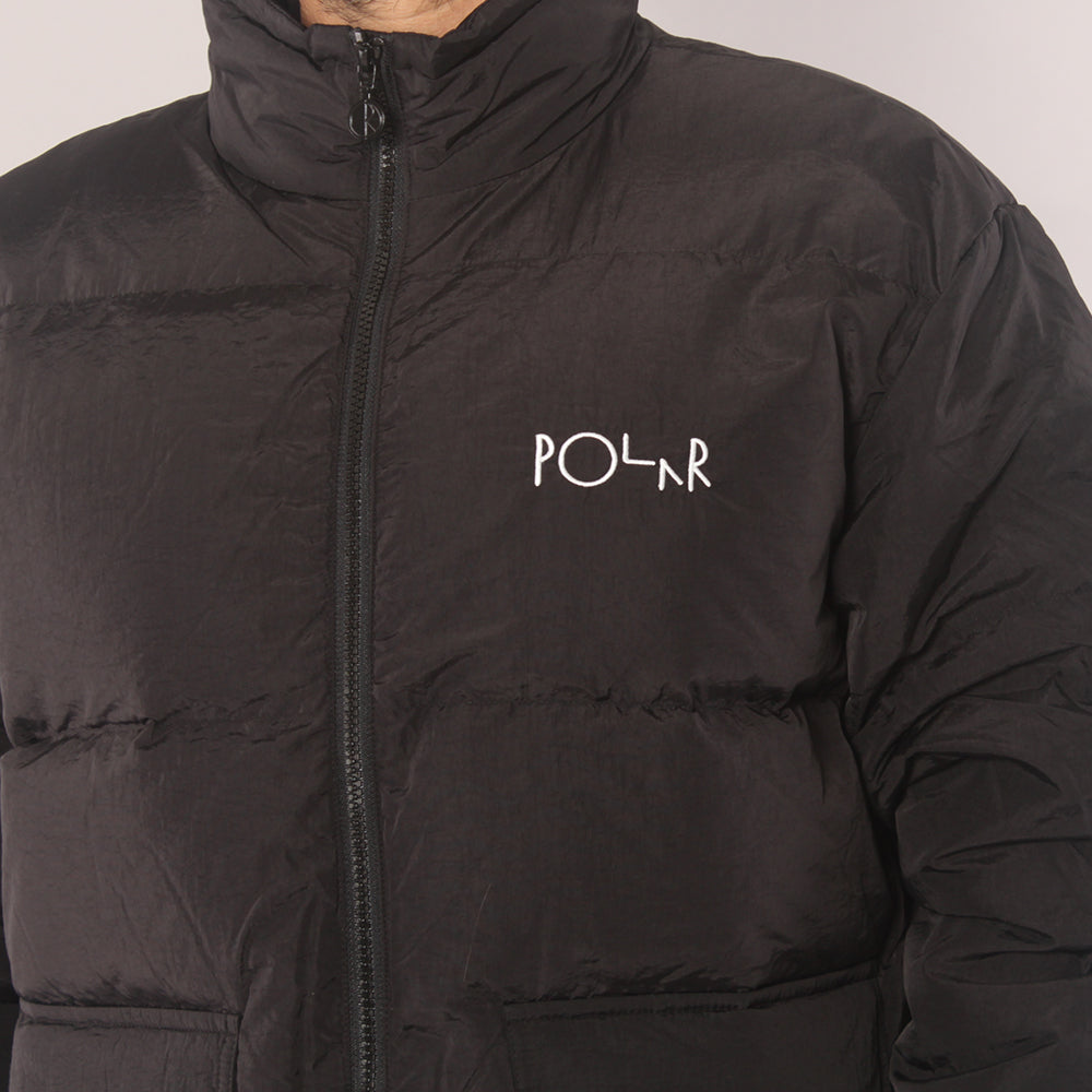 Polar Skate Co Pocket Puffer Jacket - Black