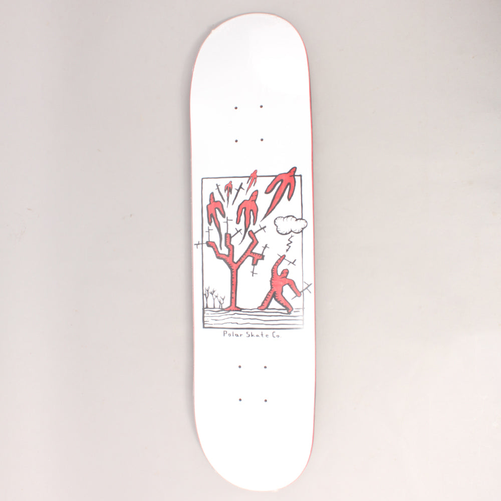 Polar Skate Co Team Heaven White Skateboard Deck