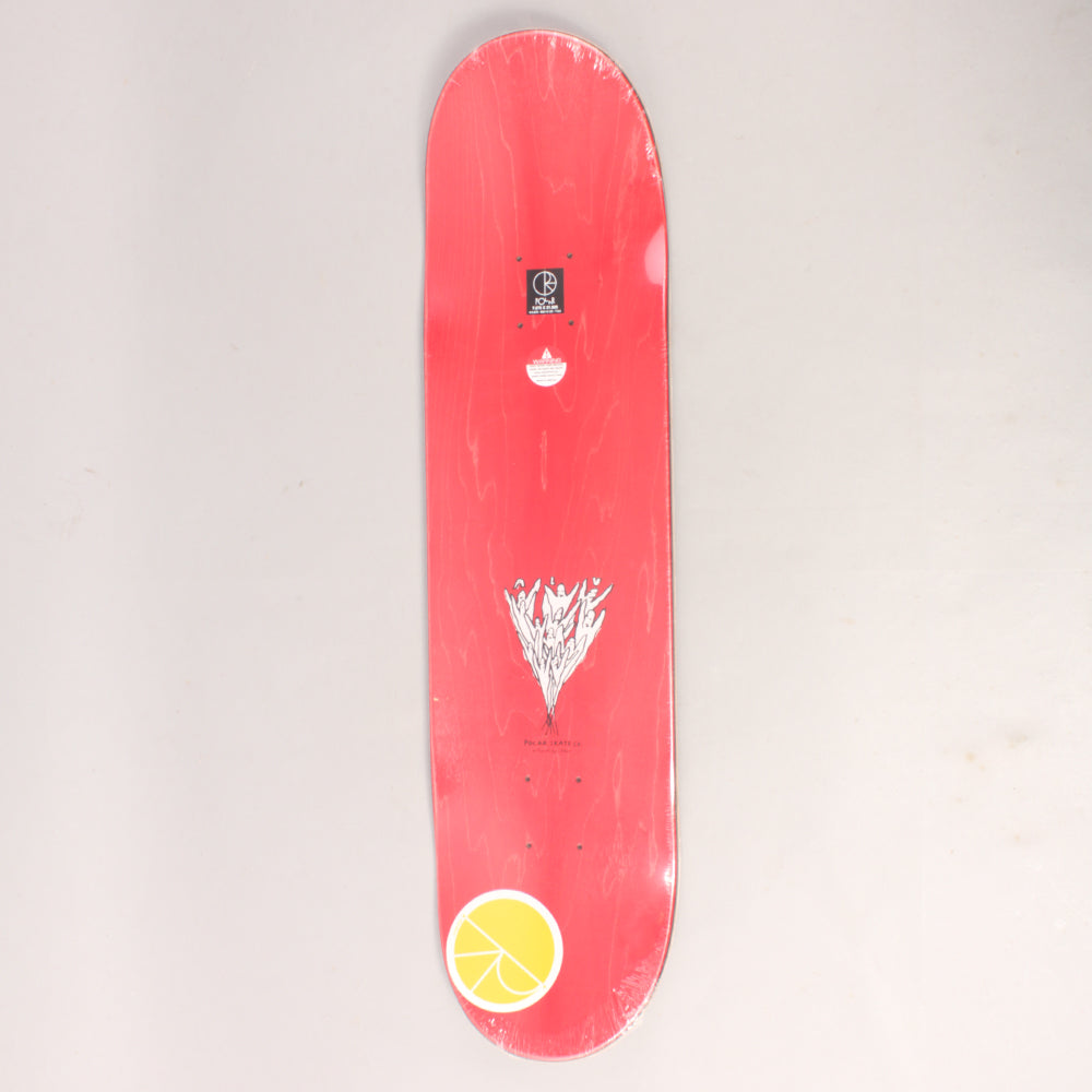 Polar Skate Co Team Heaven White Skateboard Deck