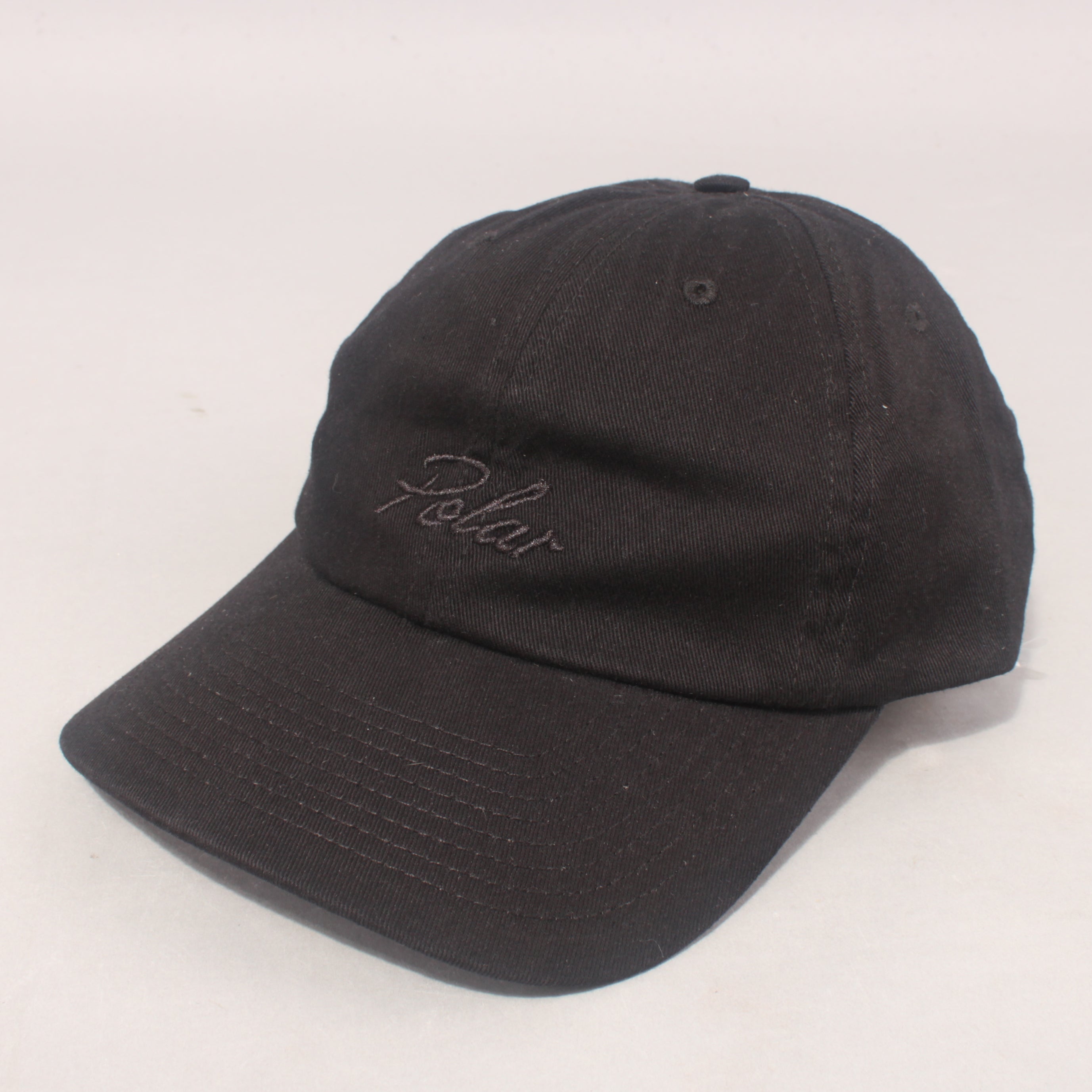 Polar Skate Co Varsity Logo Cap - Black