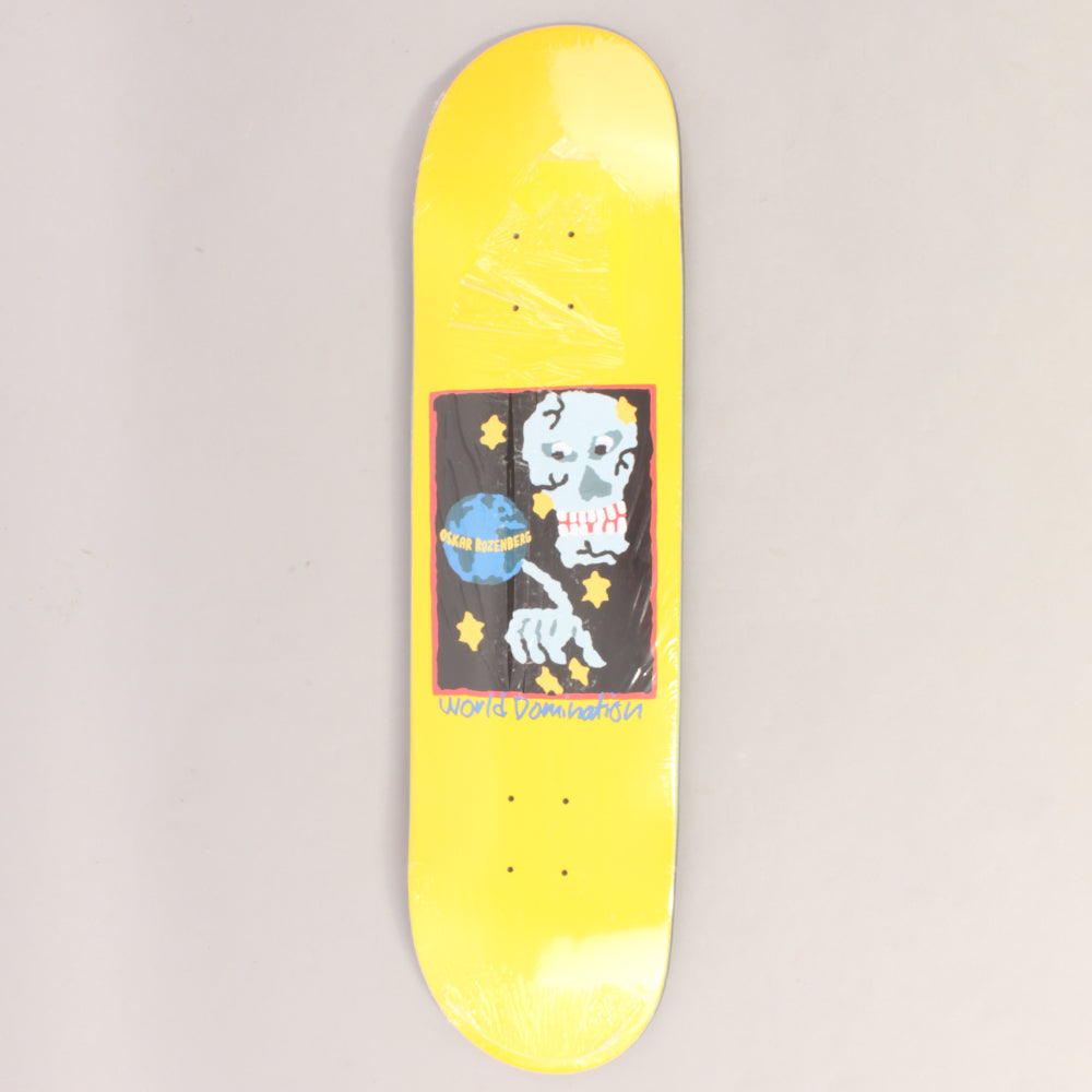 Polar Oski World Domination Yellow Skateboard Deck