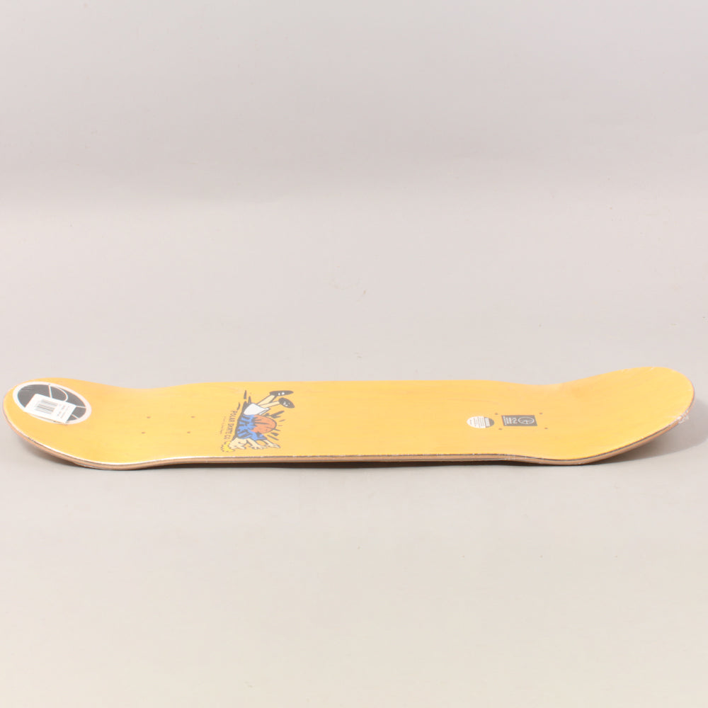 Polar Team Basketball Yellow Skateboard Deck