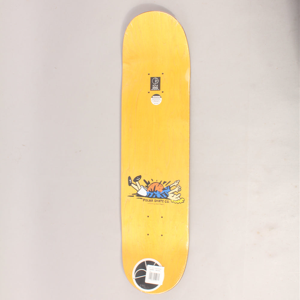 Polar Team Basketball Yellow Skateboard Deck