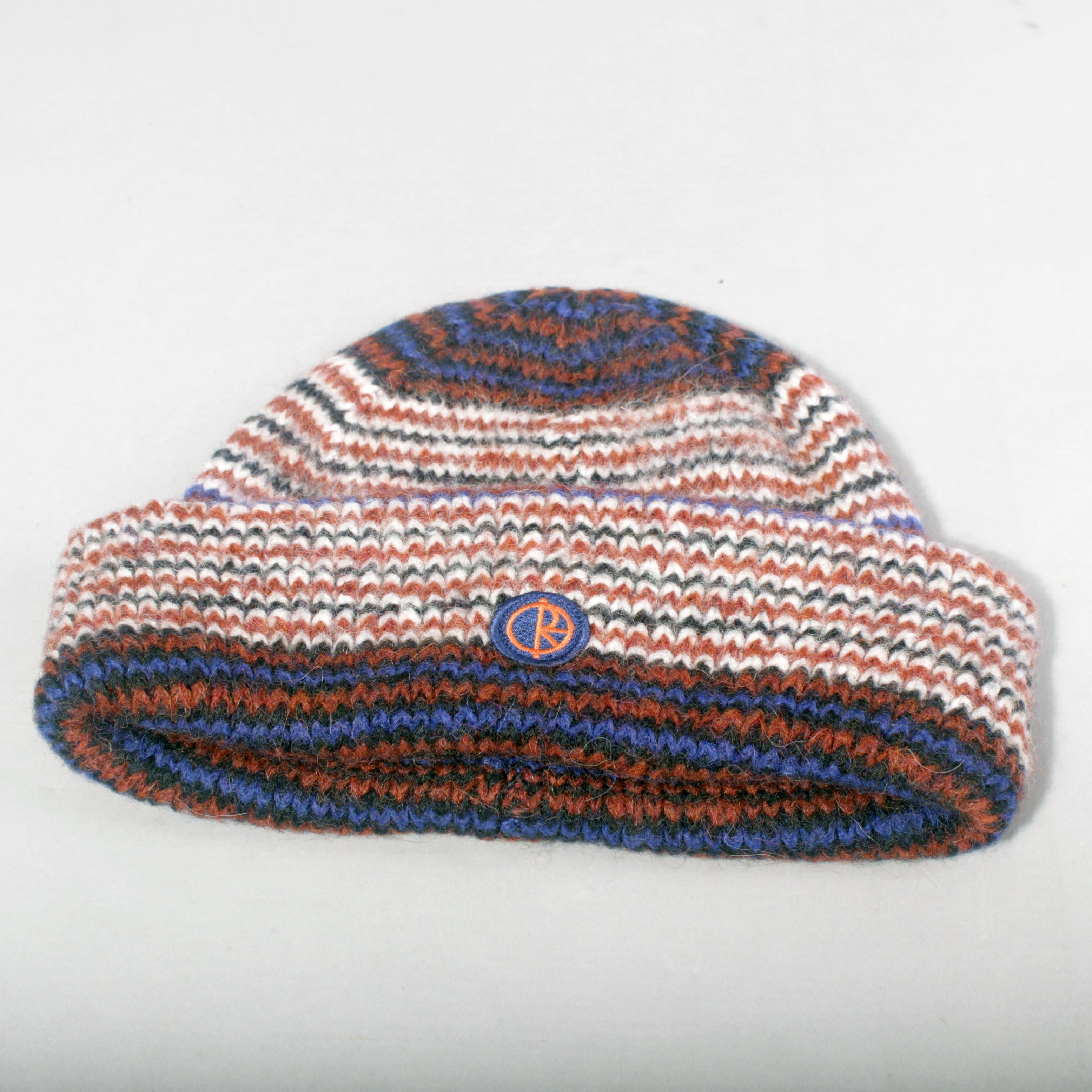 Polar Skate Co George Beanie - Blue / Orange
