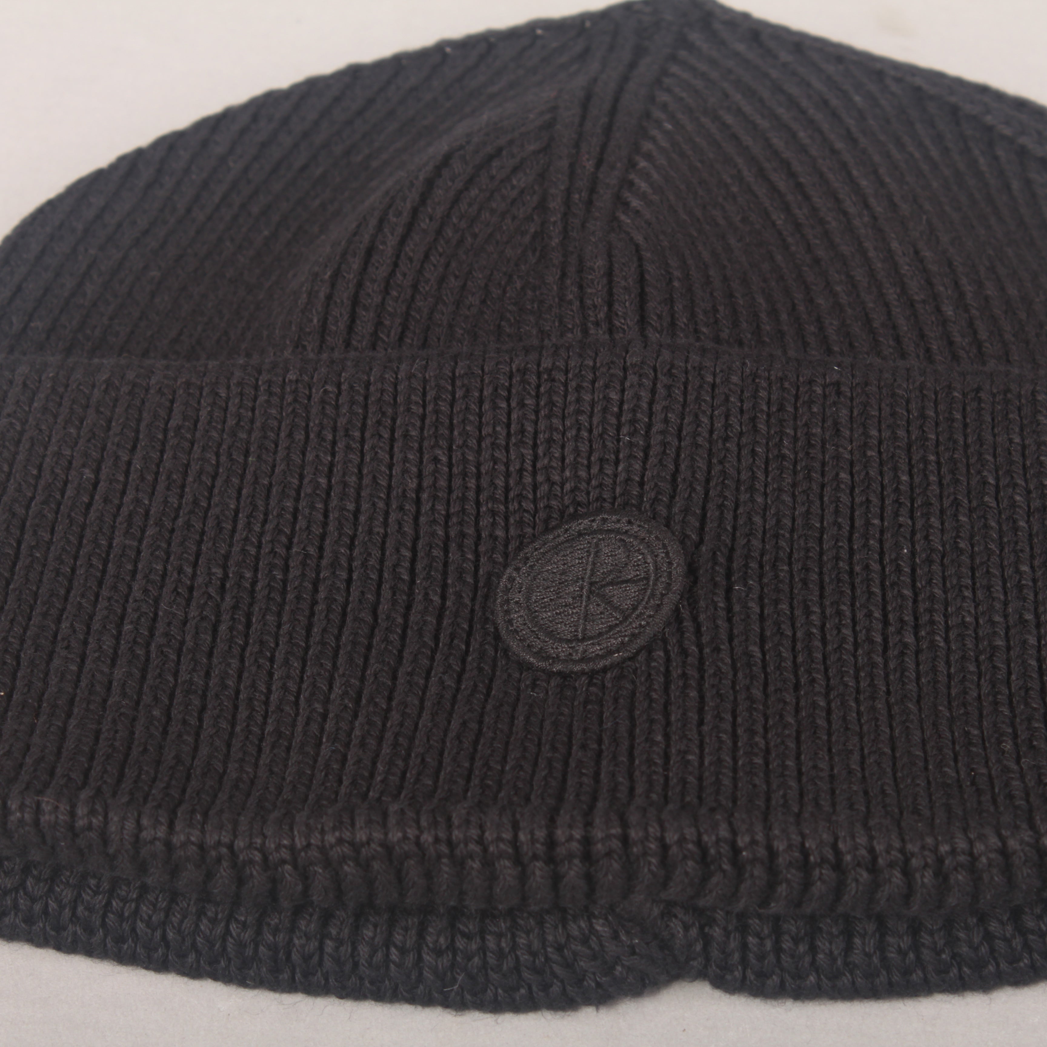 Polar Skate Co John Cotton Beanie - Black / Black