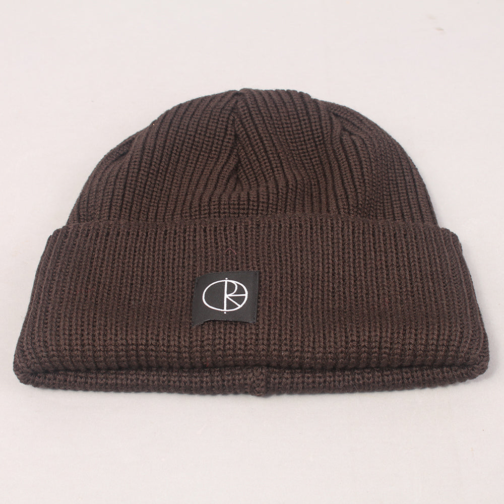 Polar Skate Co Double Fold Merino Beanie - Brown