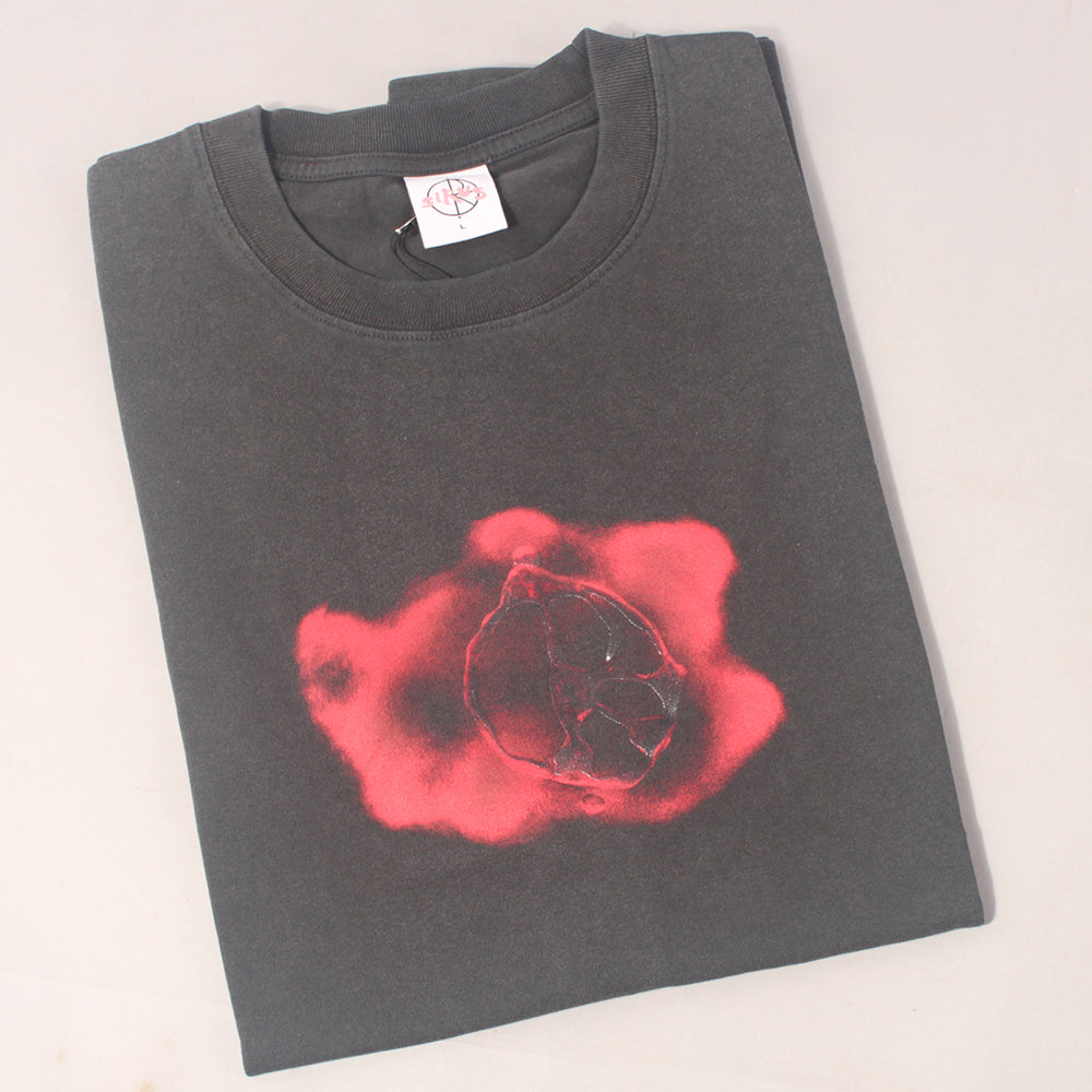 Polar Skate Co Metal Logo T-shirt - Silver Black