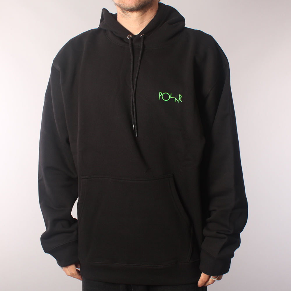 Polar Skate Co Ourselves Collage Fill Logo Hoodie - Black