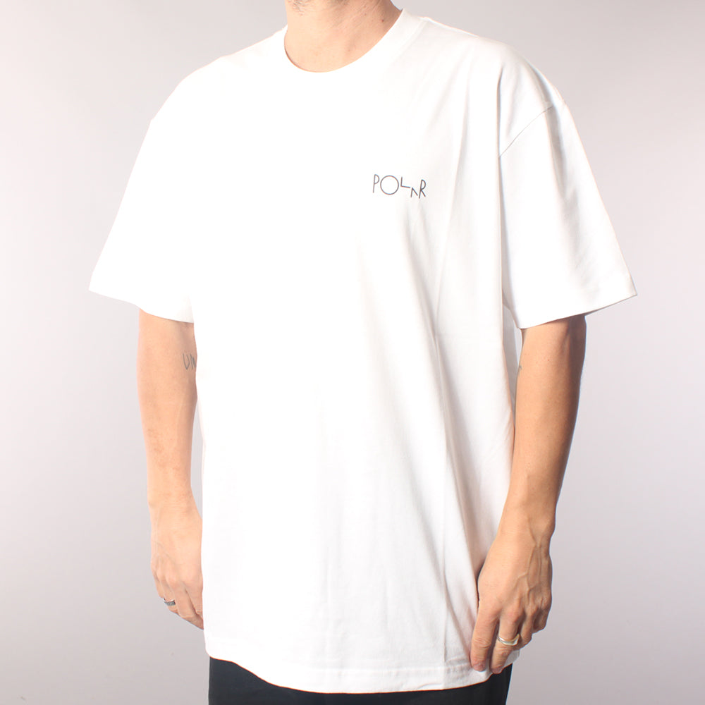 Polar Skate Co Ourselves Collage Fill Logo T-shirt - White