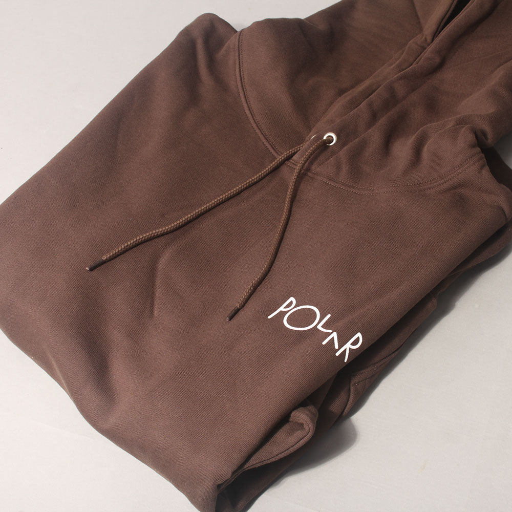 Polar Skate Co Stroke Hoodie - Chocolate