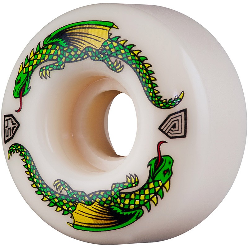 Powell Perelta Dragon Formula White Wheels 93A