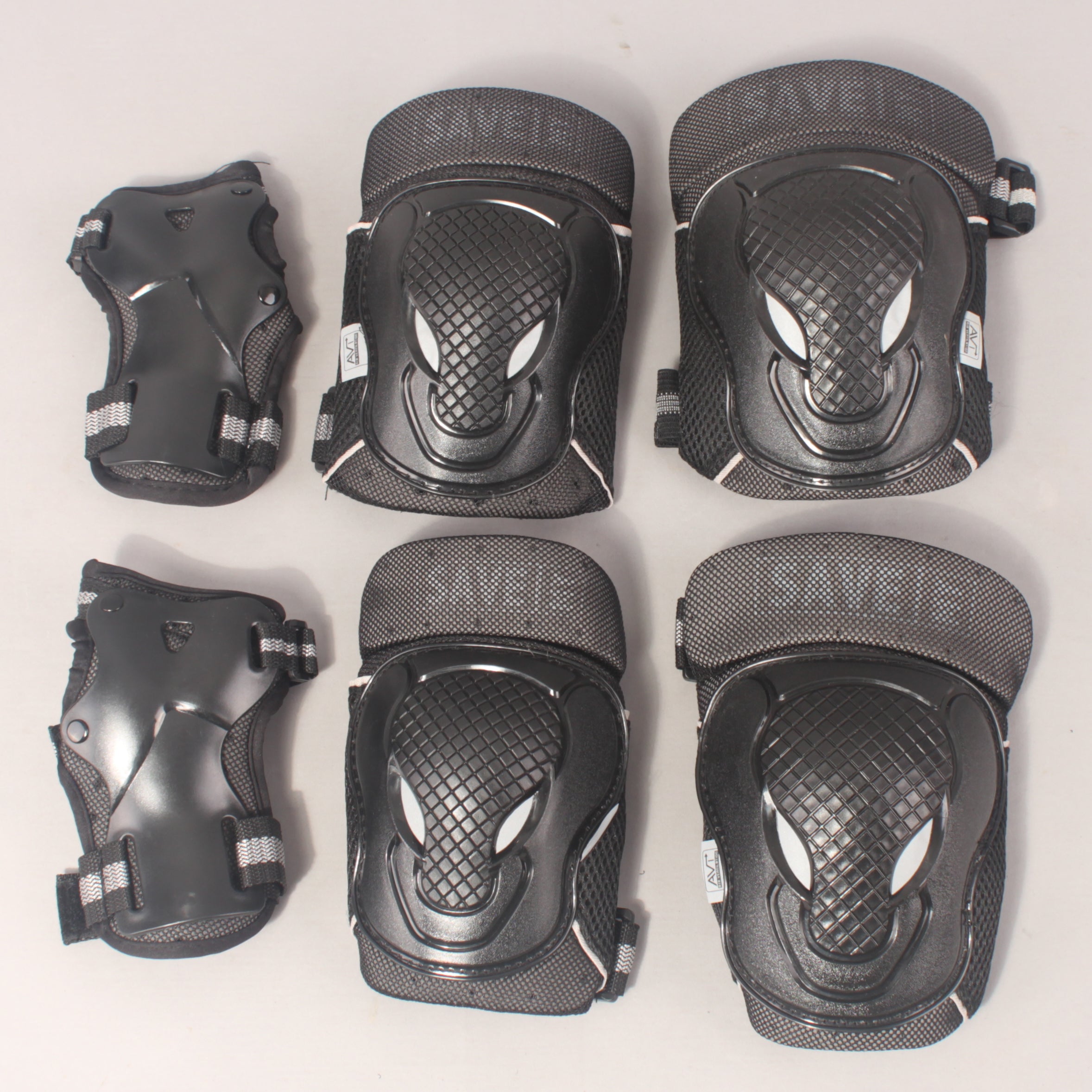 Head Protection Set - Black / Black