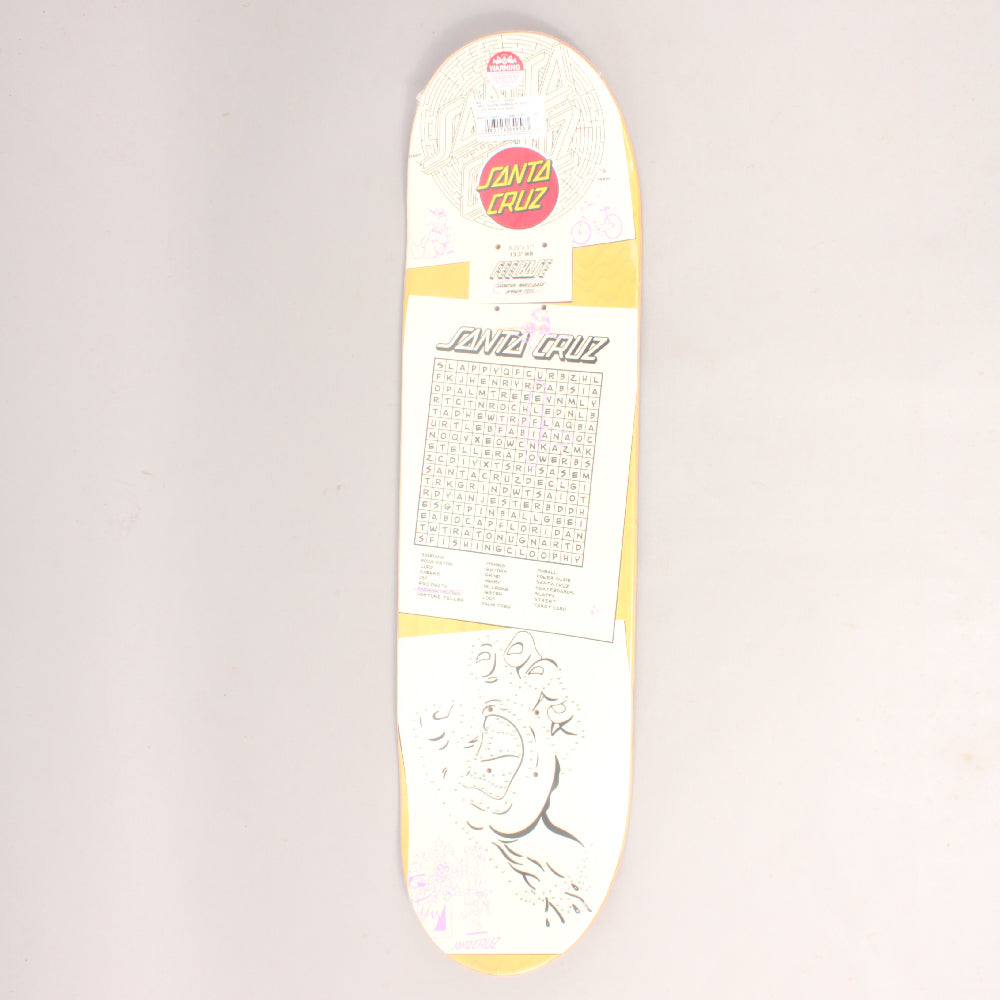 Santa Cruz Delfino Pro Scribble FeelBase Skateboard Deck