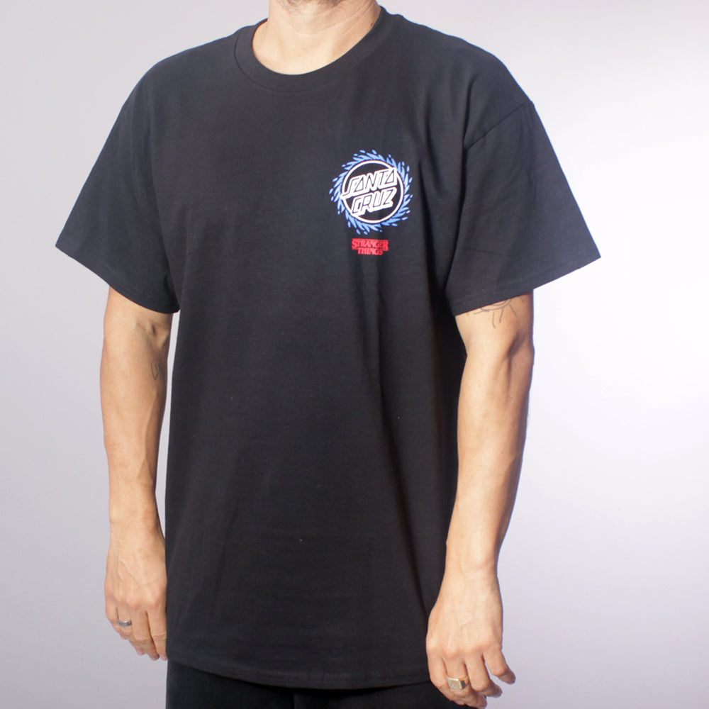 Santa Cruz x Stranger Things Hellfire Pit T-shirt -Black