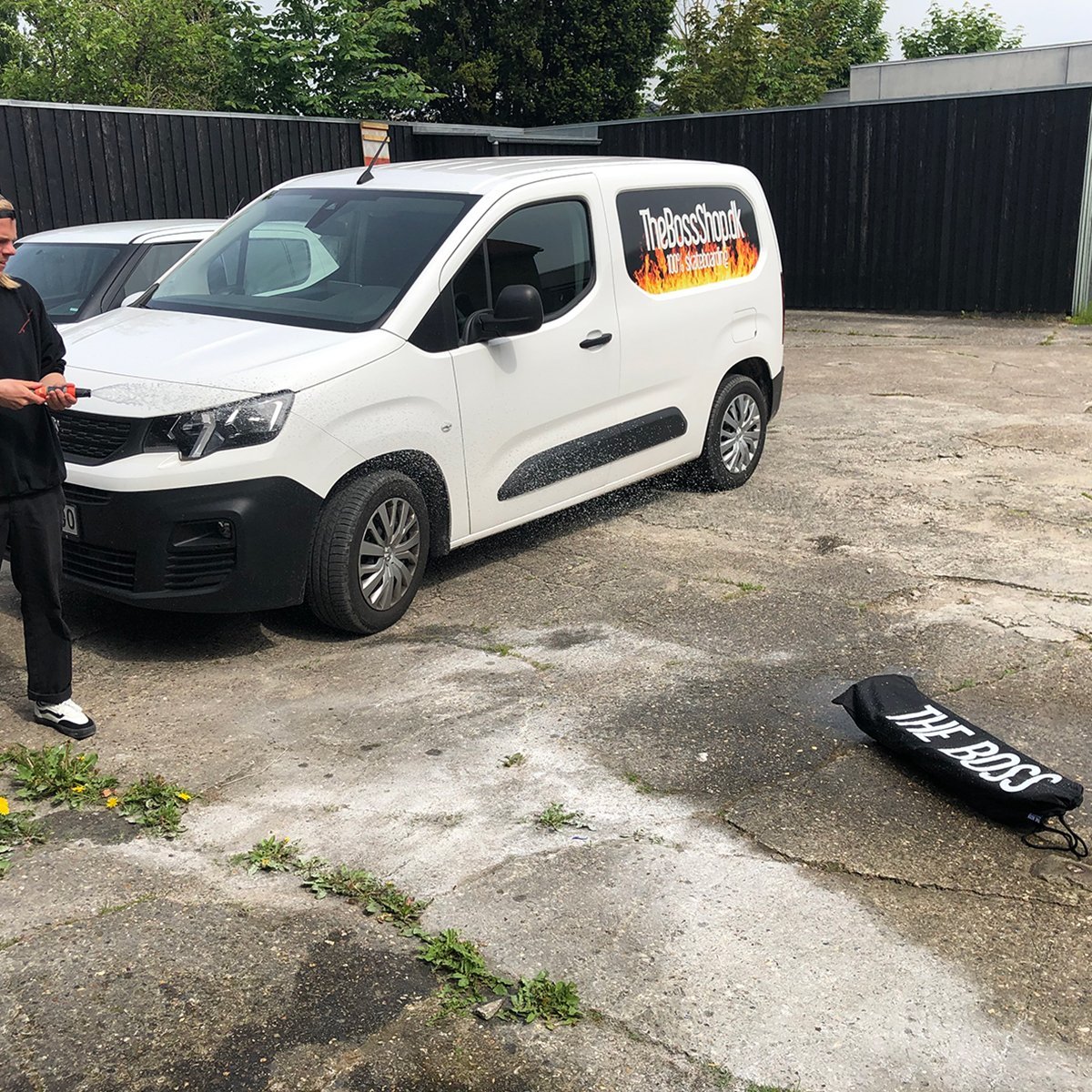 The Boss Logo Skatebag 2.0 - Black