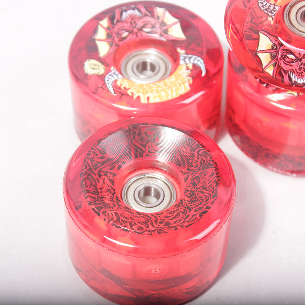 Santa Cruz x Stranger Things Slime Balls Hellfire Club Wheels -78A