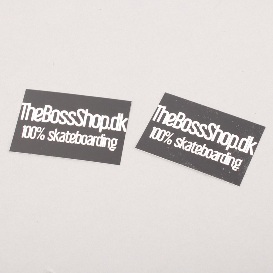 The Boss Logo Stickers - Black
