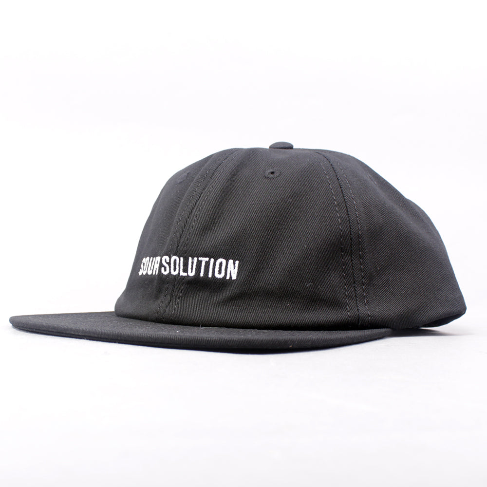 Sour Soloution Logo Snapback Cap - Black