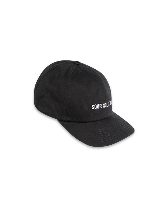 Sour Soloution Logo Snapback Cap - Black