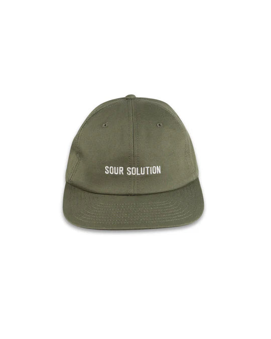 Sour Soloution Logo Snapback Cap - Olive