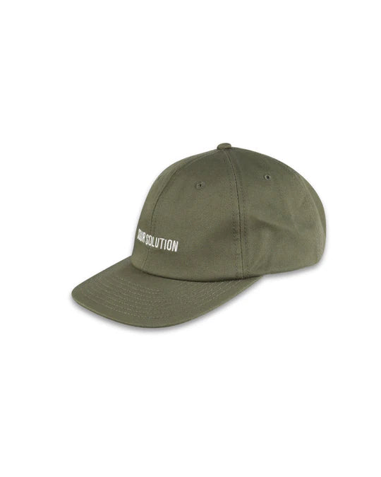 Sour Soloution Logo Snapback Cap - Olive