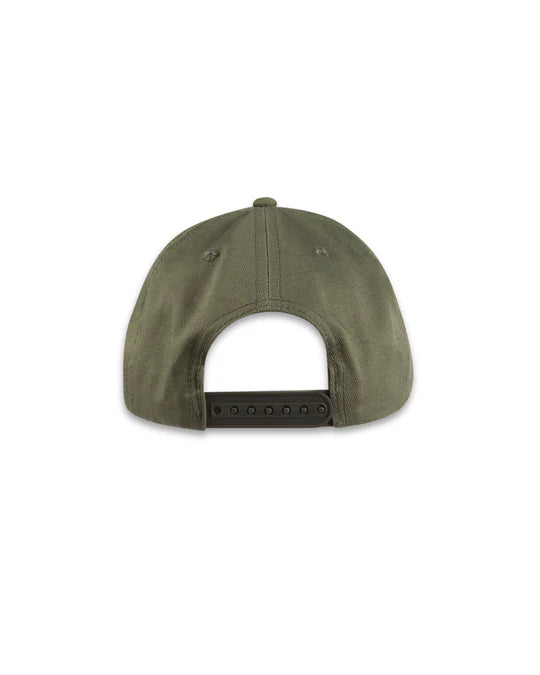 Sour Soloution Logo Snapback Cap - Olive