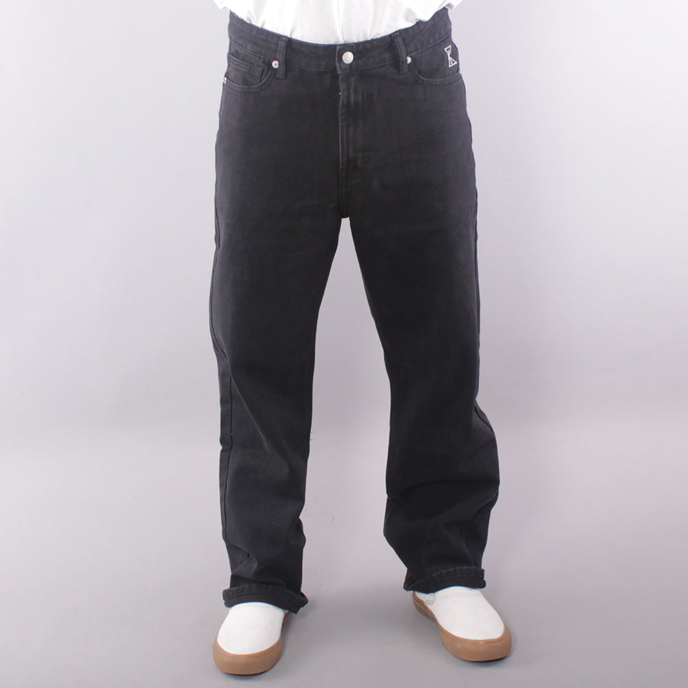 Sour Soloution Relaxed Baggy Jeans - Black