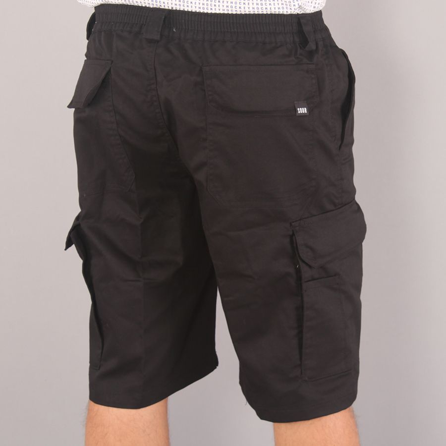 Sour Cargo Shorts - Black