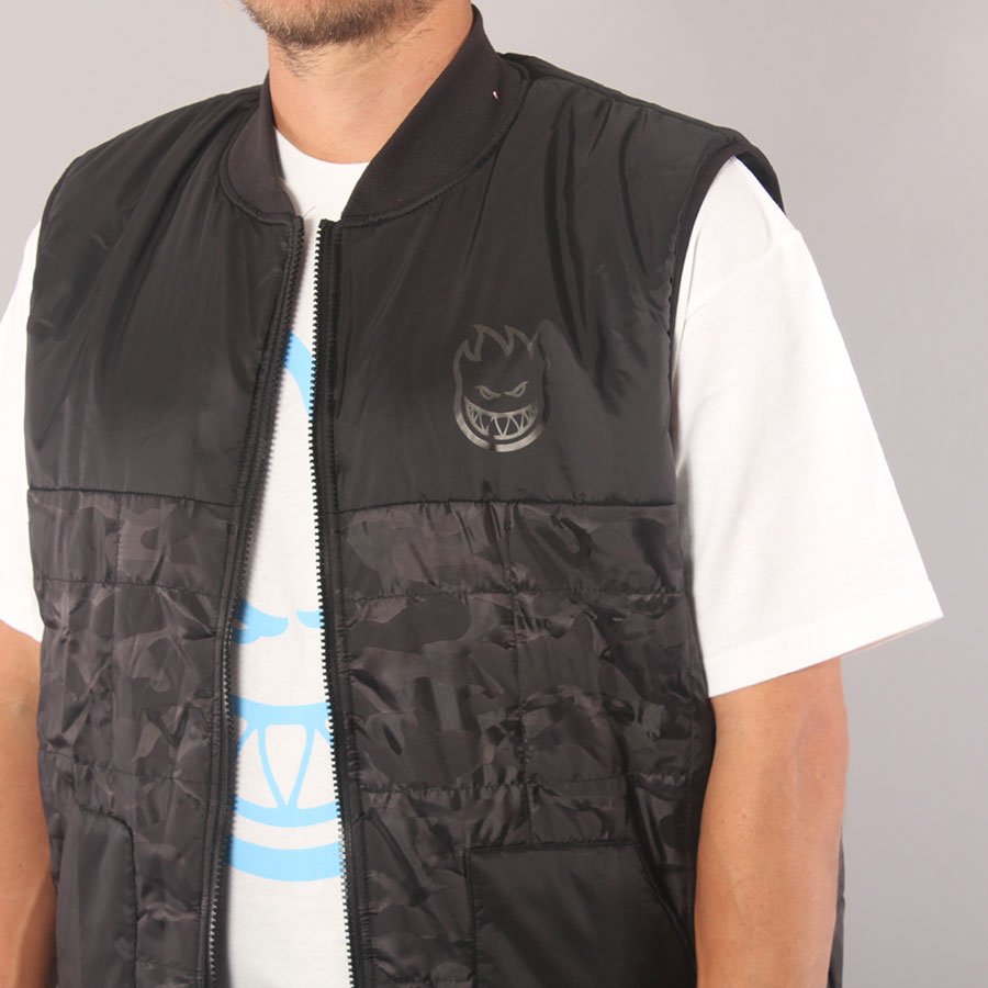 Spitfire Lil Bighead Vest - Black/Camo