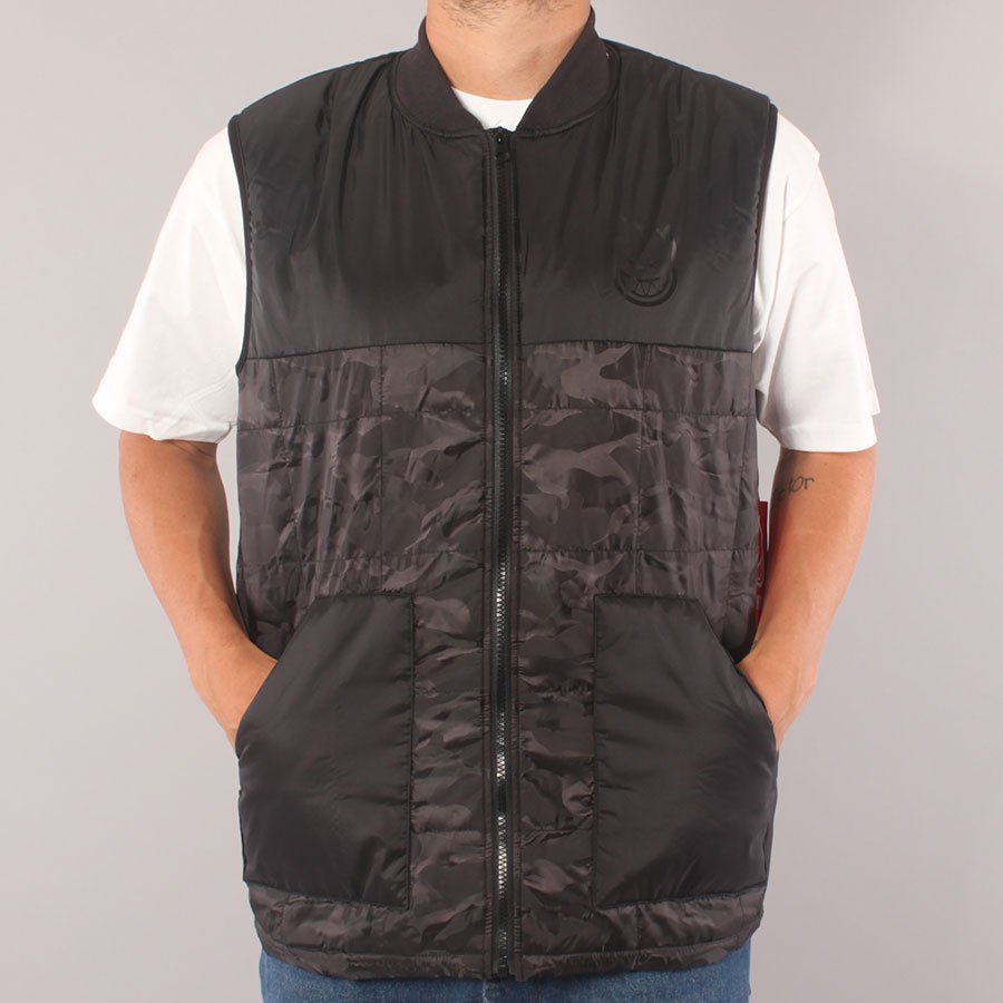 Spitfire Lil Bighead Vest - Black/Camo