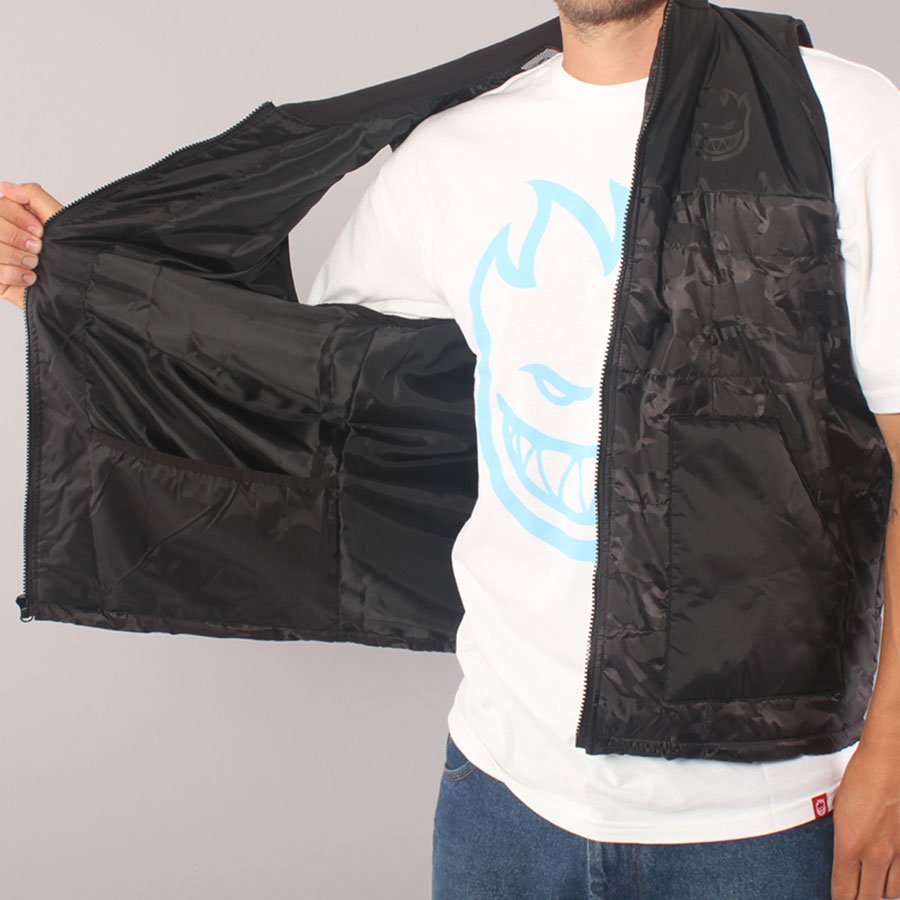 Spitfire Lil Bighead Vest - Black/Camo