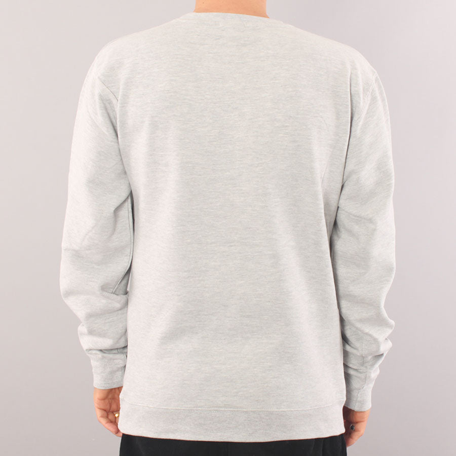Spitfire Flash Fire Crewneck - Grey Heather