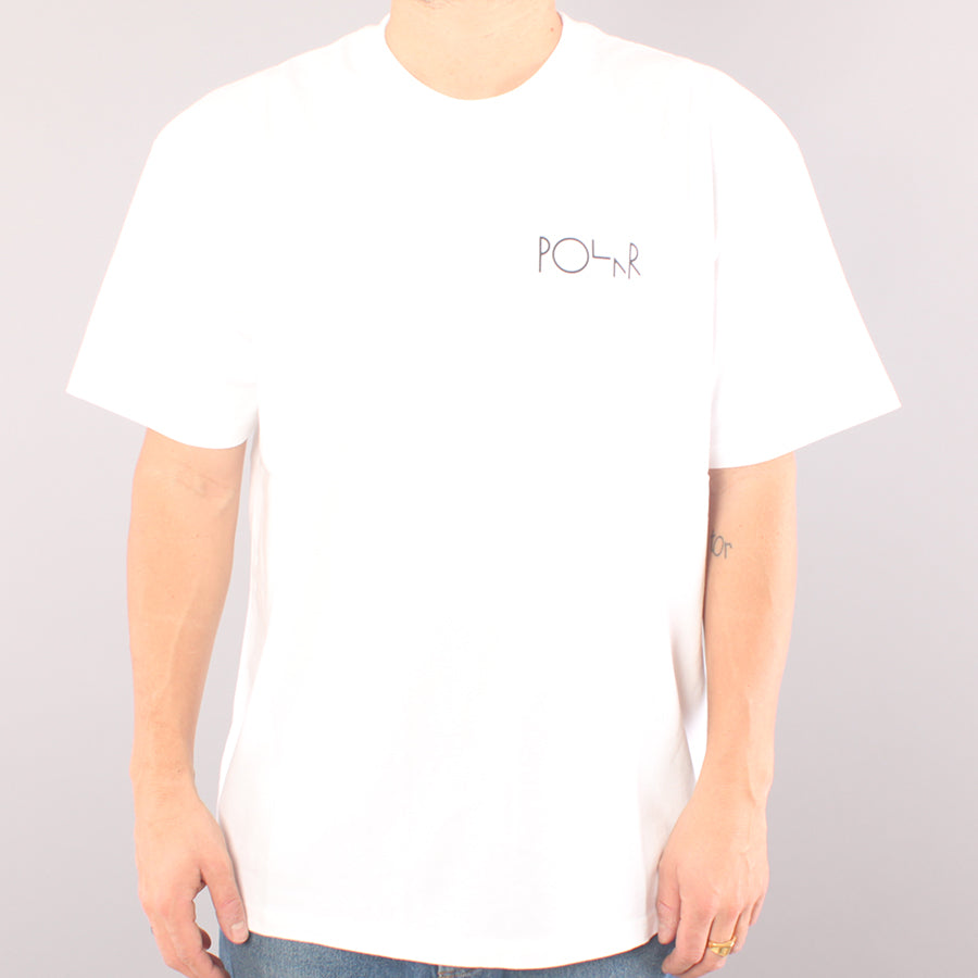 Polar Skate Co Stroke Logo T-shirt - White