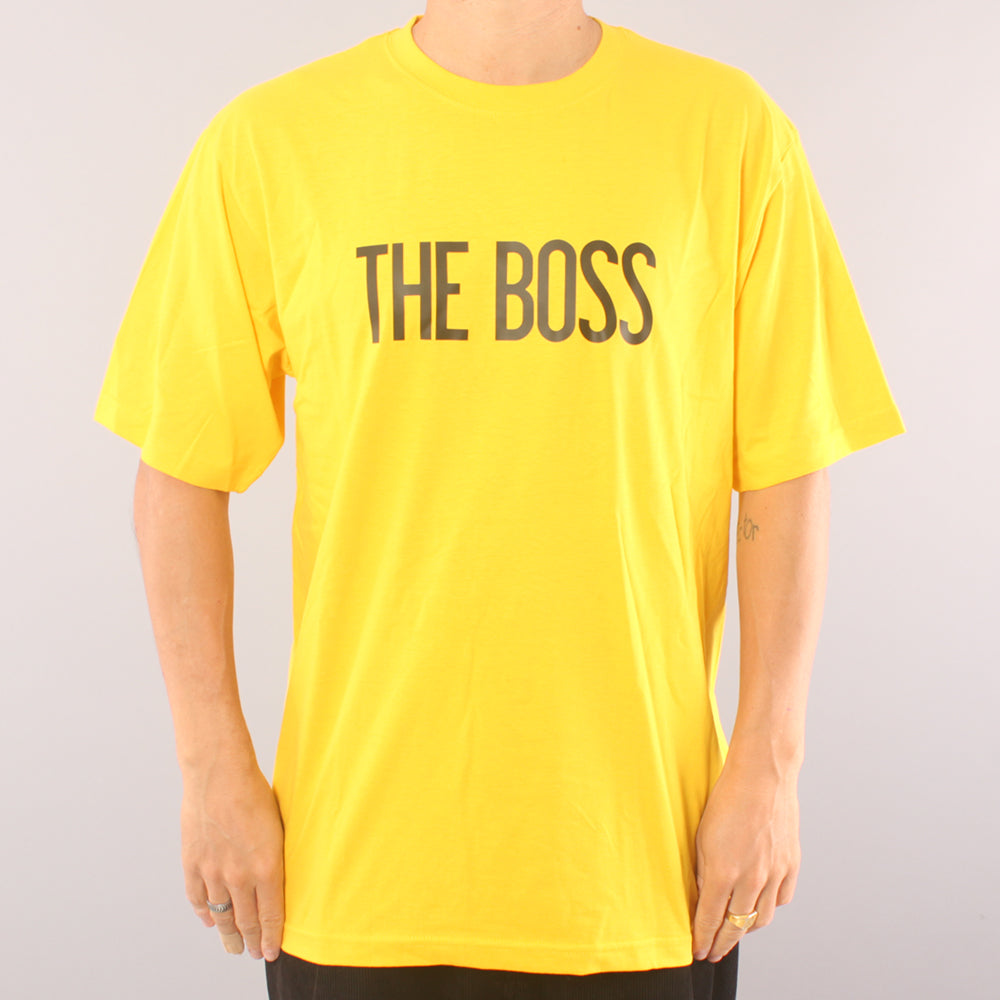 The Boss Logo T-shirt - Yellow