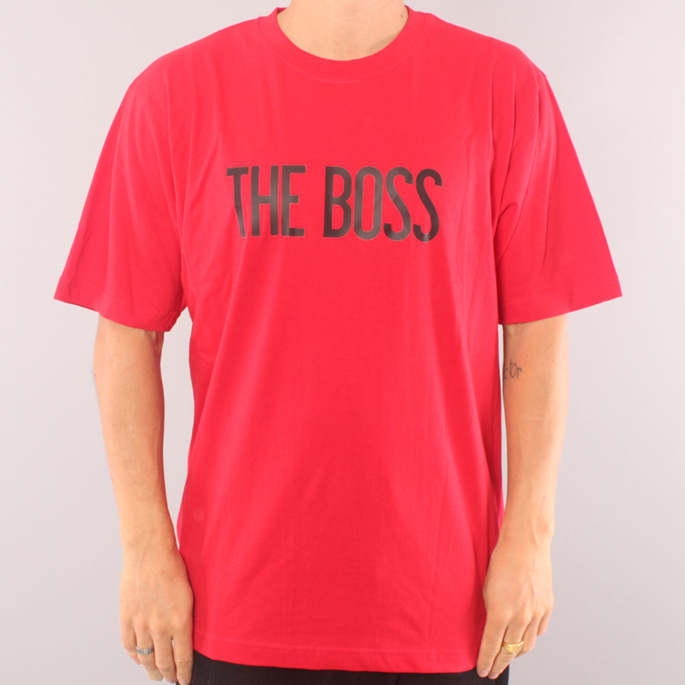 The Boss Logo T-shirt - Red